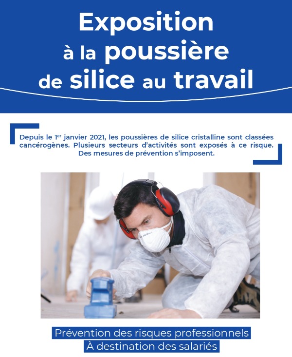 Exposition à la poussière de silice au travail